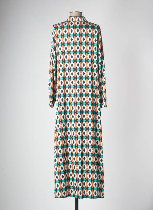 Robe longue marron AN II VITO pour femme