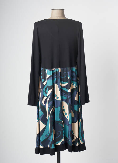 Robe mi-longue noir AN II VITO pour femme