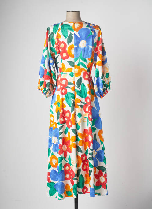 Robe longue bleu TRAFFIC PEOPLE pour femme