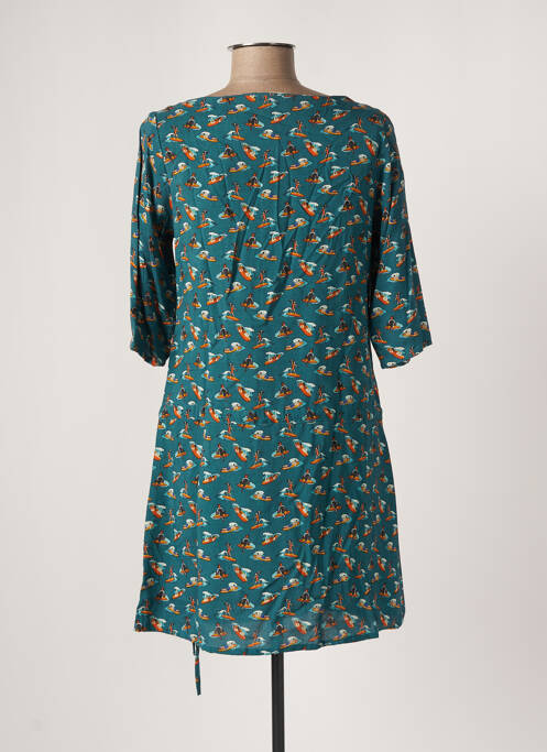 Robe courte vert KALI YOG pour femme