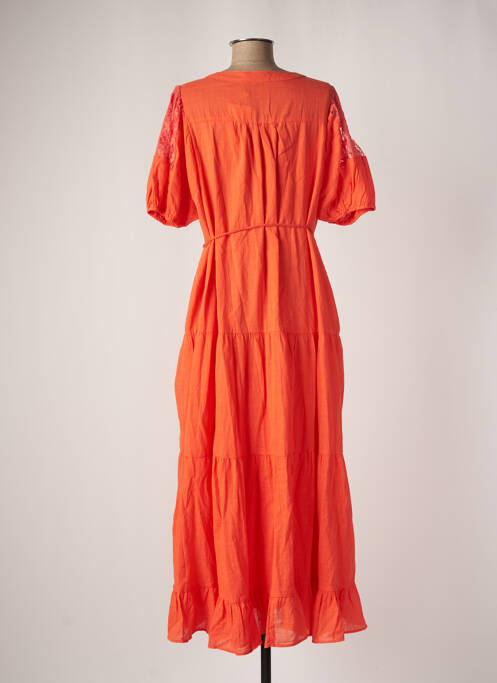 Robe longue orange BISOU'S PROJECT pour femme