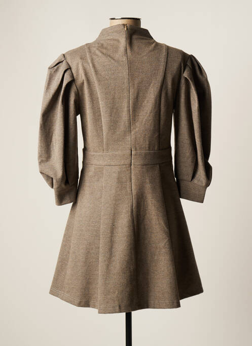 Robe courte gris THE KORNER pour femme