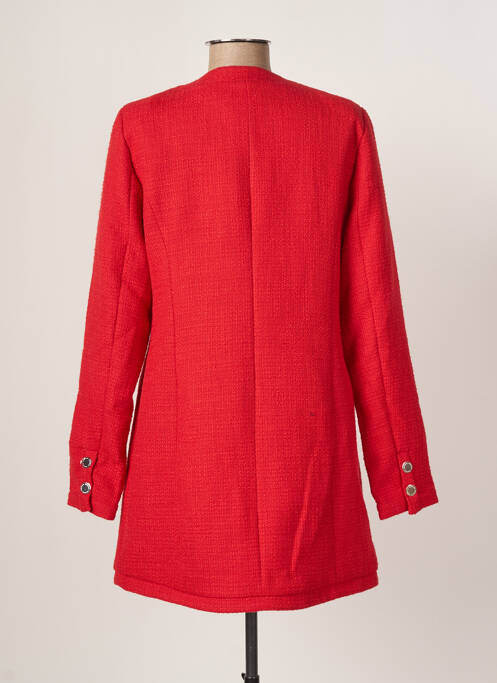 Manteau long rouge MORGAN pour femme