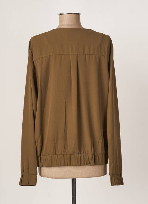 Veste casual vert ICHI pour femme