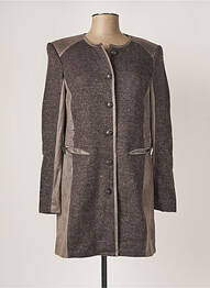 Veste casual epaulette gris GELCO femme