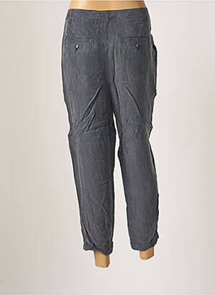 Pantalon 7/8 coupe chino taille normale bleu ICHI femme