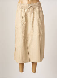 Jupe longue coupe évasée beige B.YOUNG femme