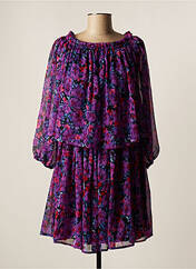 Robe mi-longue violet VILA pour femme seconde vue