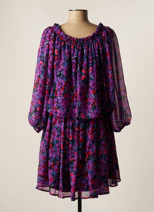 Robe mi-longue violet VILA pour femme