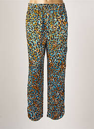 Pantalon large coupe fluide taille haute marron Y.A.S femme