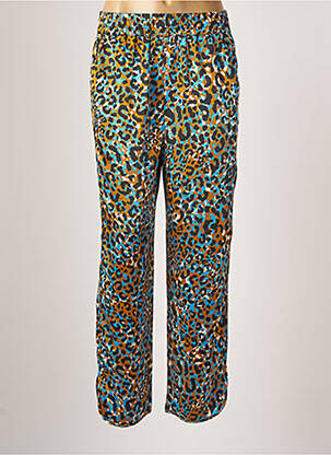 Pantalon large coupe fluide taille haute marron Y.A.S femme