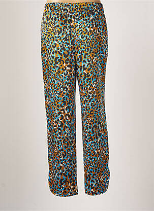 Pantalon large coupe fluide taille haute marron Y.A.S femme