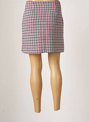 Jupe courte taille à pinces rose Y.A.S femme