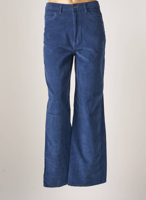 Pantalon large bleu PIECES pour femme