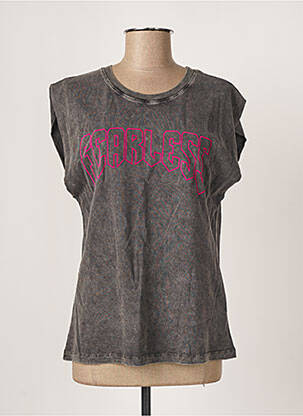 T-shirt gris RUE MAZARINE pour femme