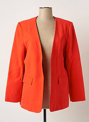 Veste chic orange RUE MAZARINE pour femme