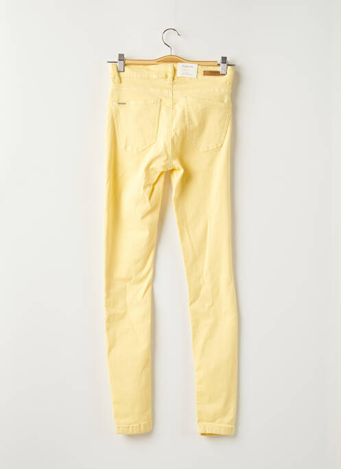 Jeans coupe slim jaune B.YOUNG pour femme