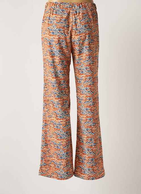 Pantalon droit marron RUE MAZARINE pour femme