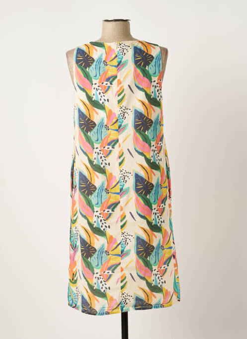 Robe mi-longue beige GUY DUBOUIS pour femme