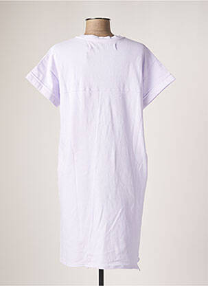Robe courte manches courtes manches courtes violet MARGAUX LONNBERG femme