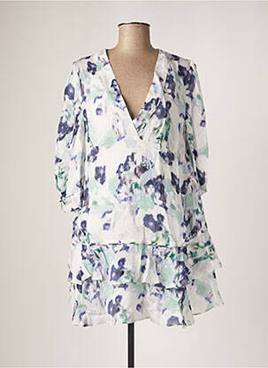 Robe courte manches courtes manches courtes bleu IRO femme