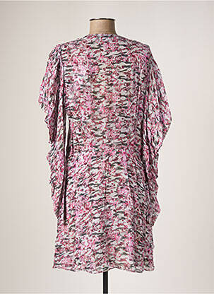 Robe courte manches courtes manches courtes rose IRO femme