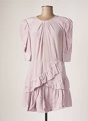 Robe courte manches 3/4 manches 3/4 violet IRO femme
