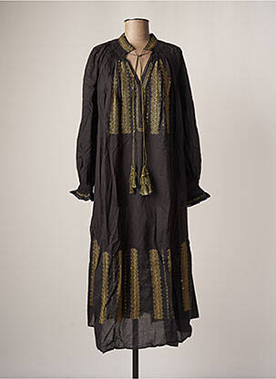 Robe longue noir LAURENCE BRAS pour femme