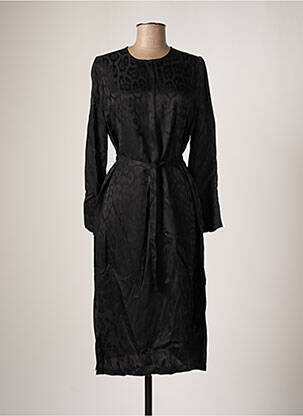 Robe mi-longue noir ROSEANNA pour femme
