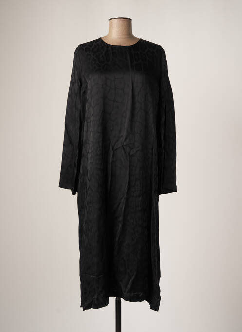 Robe mi-longue noir ROSEANNA pour femme