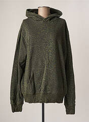 Sweat-shirt à capuche vert RAGDOLL pour femme seconde vue