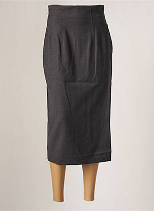 Jupe longue taille haute gris MARGAUX LONNBERG femme