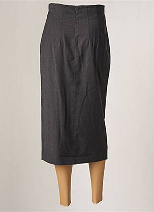 Jupe longue taille haute gris MARGAUX LONNBERG femme