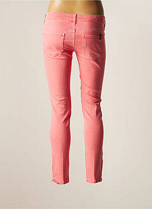 Pantalon slim taille basse taille basse rose NOTIFY femme