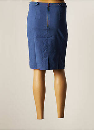Jupe mi-longue stretch bleu BURBERRY femme