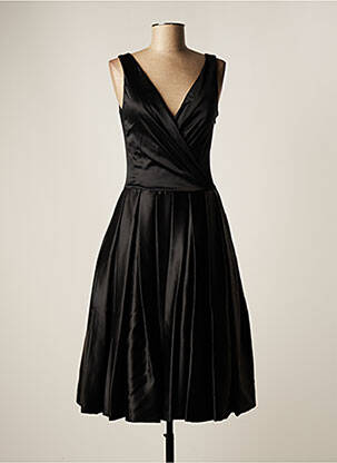 Robe mi-longue sans manche sans manche noir JENNY PACKHAM femme
