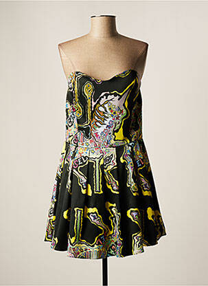 Robe courte sans manche sans manche noir SEQUALYZ femme