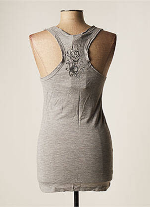 Top tissage jersey sans manche gris RICHMOND femme