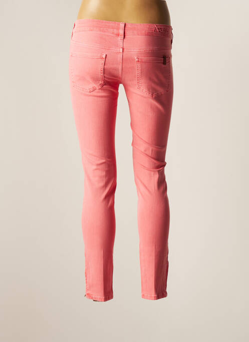 Pantalon slim taille basse taille basse rose NOTIFY femme