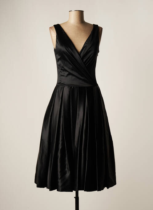 Robe mi-longue sans manche sans manche noir JENNY PACKHAM femme