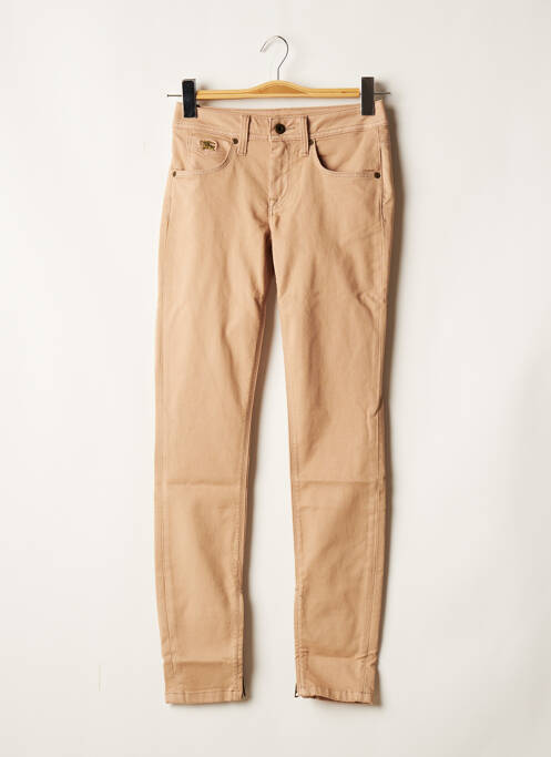 Pantalon slim beige BURBERRY pour femme