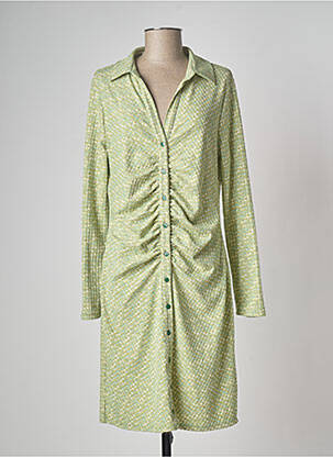 Robe mi-longue vert ESQUALO pour femme