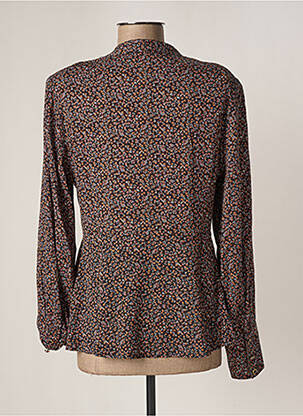 Blouse imprimé fleurs manches longues noir CREAM femme