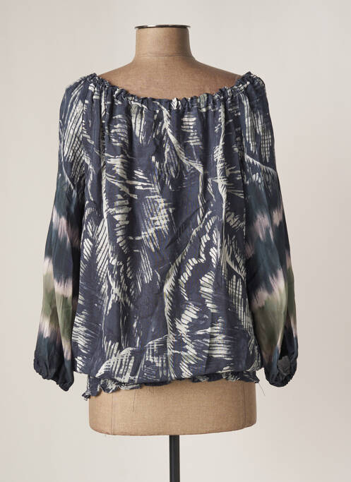 Top bleu YEST pour femme