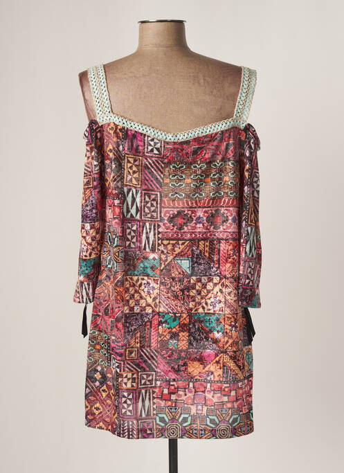 Tunique manches courtes rose LO! LES FILLES pour femme