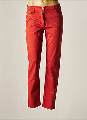 Pantalon slim broderie rivets taille normale orange BETTY BARCLAY femme