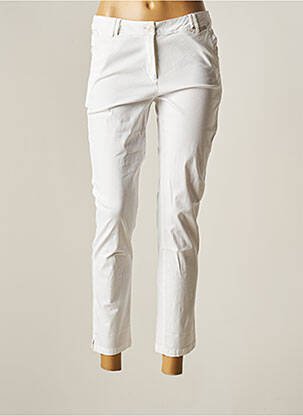 Pantalon 7/8 blanc AGATHE & LOUISE pour femme