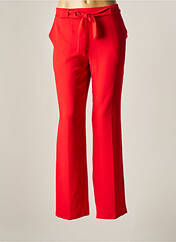 Pantalon droit rouge TINTA STYLE pour femme seconde vue