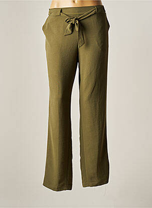 Pantalon droit vert TINTA STYLE pour femme