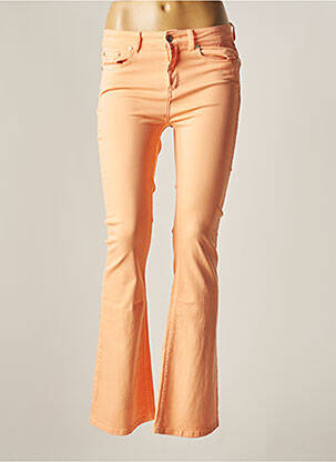 Pantalon flare orange ESQUALO pour femme